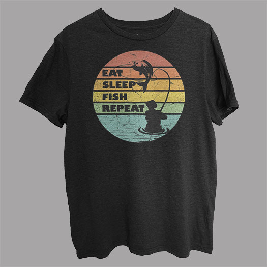 Eat Sleep Fisher Funny T-Shirt SX0001