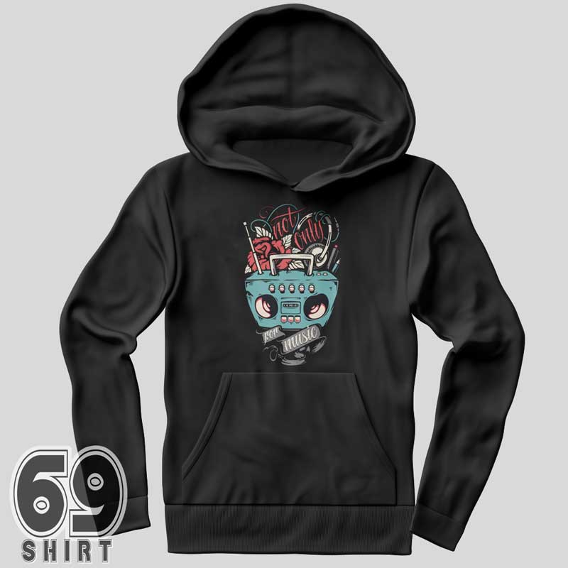 Not Only For Music Vintage Rock Hoodie