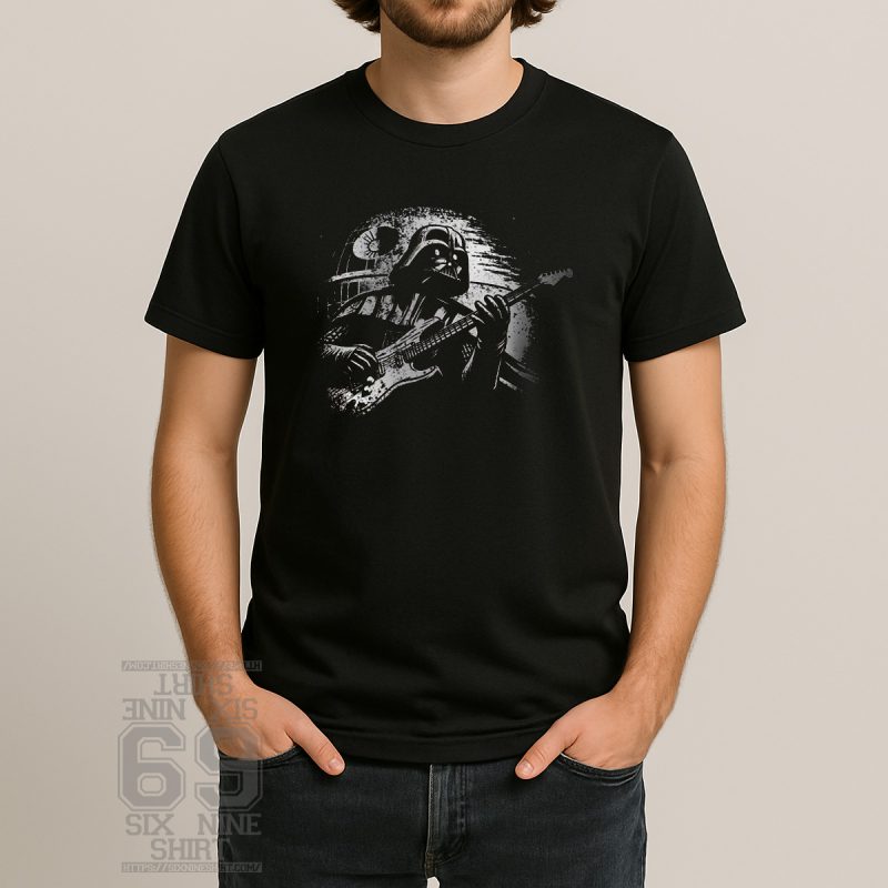 Dark Side Riffs – Darth Vader Guitar T-Shirt