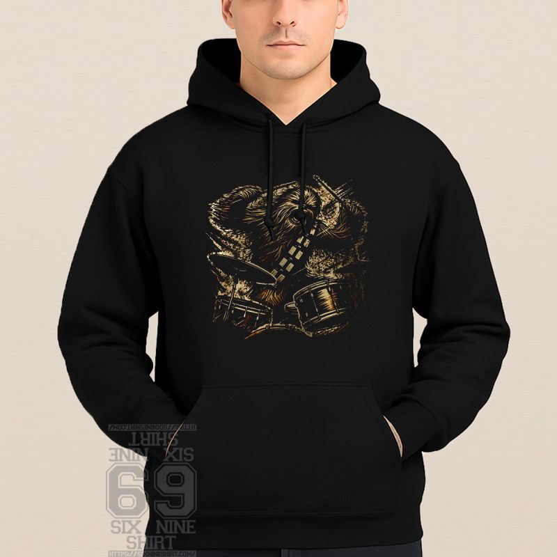 Wookiee Beats – Chewbacca Drummer Hoodie