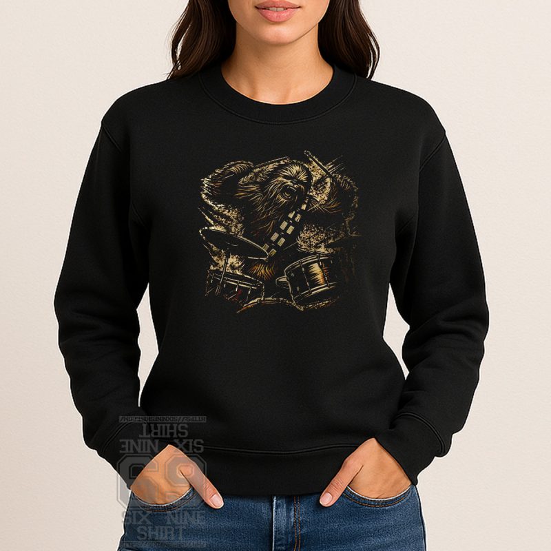 Wookiee Beats – Chewbacca Drummer Sweatshirt