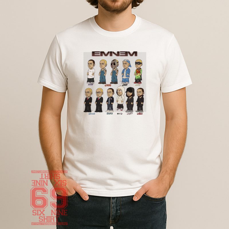 Emnem Rap Style Evolution Graphic Tee
