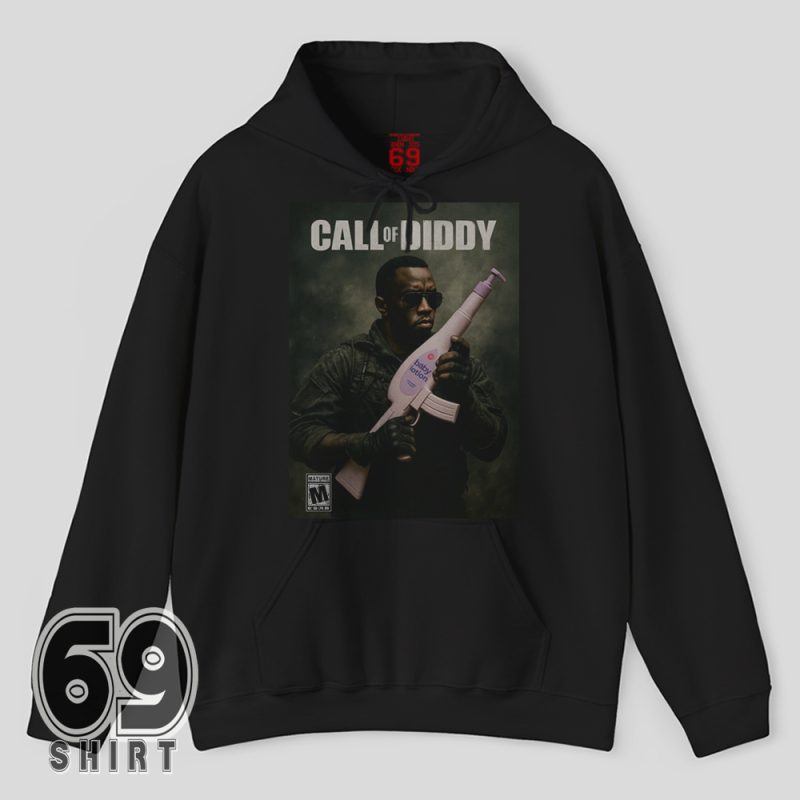 Funny gaming hoodie – Call of Diddy military spoof design