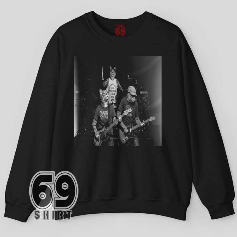Sarcastic cat band sweatshirt – Missionary Impossible inspired design