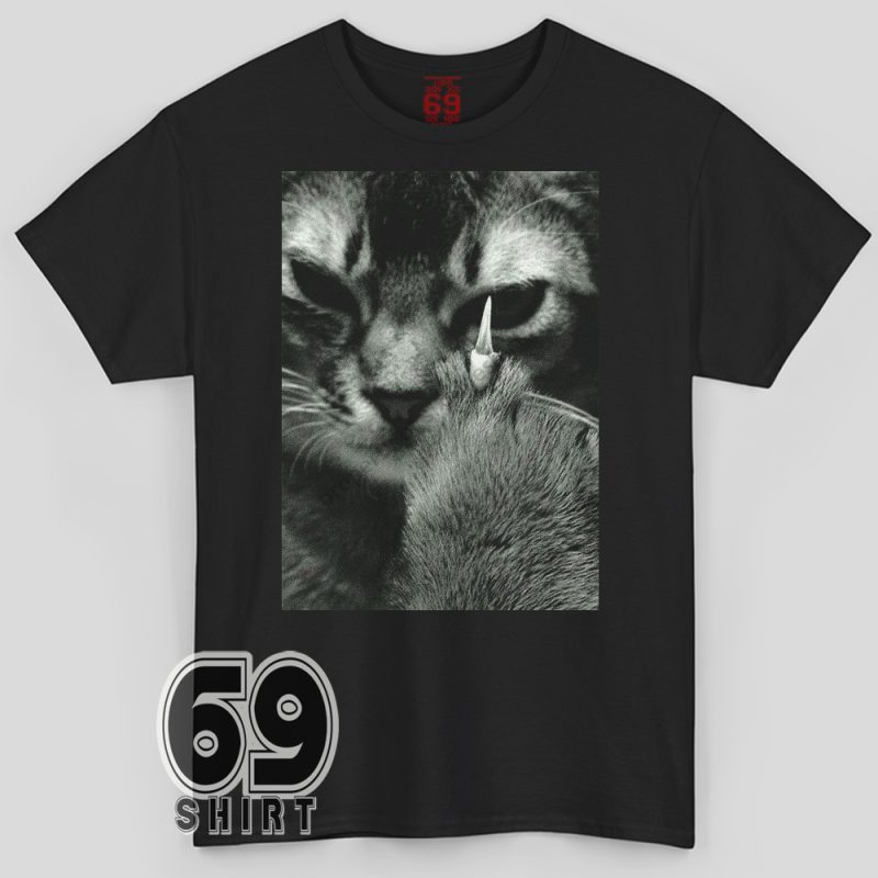 Savage Cat Middle Claw shirt – funny sarcastic meme tee