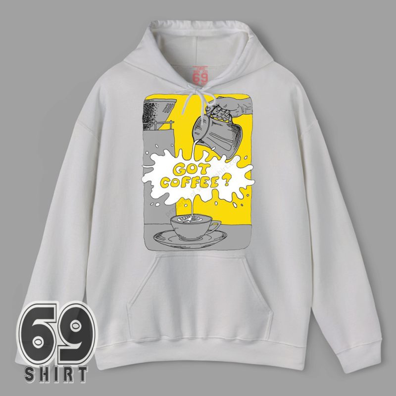 Caffeine addict Hoodie hand-drawn coffee illustration
