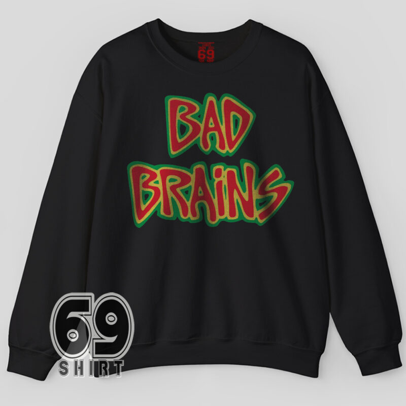 Vintage punk rock band inspired streetwear sweatshirt