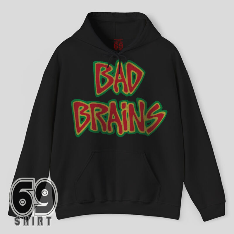 Red yellow green reggae punk graphic hoodie