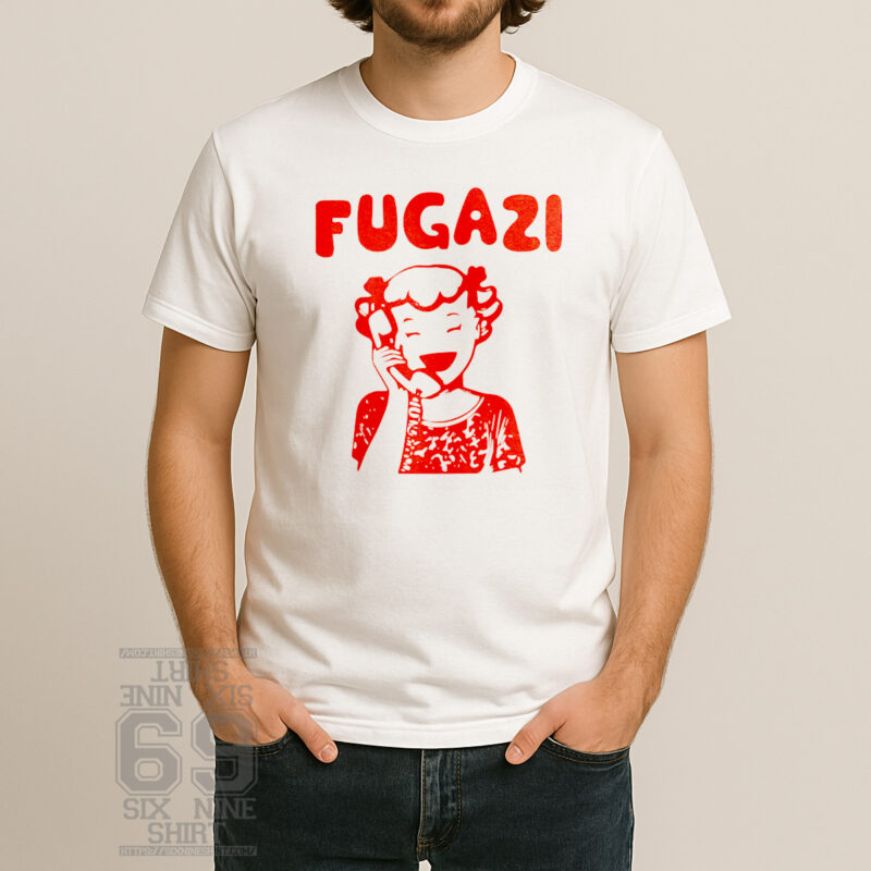 Funny Fugazi-inspired vintage tees for indie fans