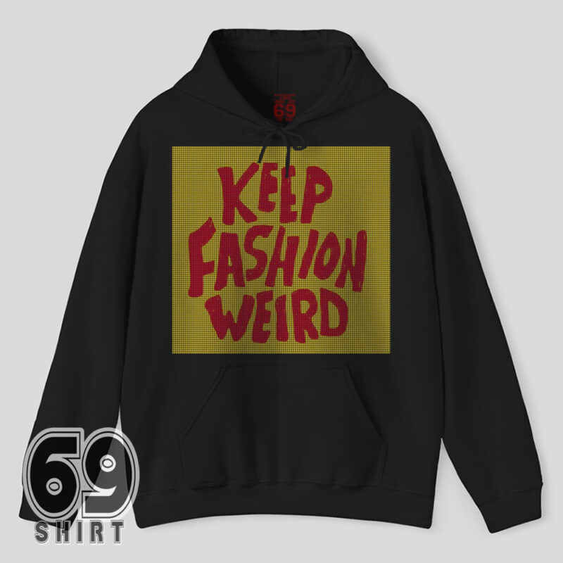Bold typography graphic hoodie for creatives