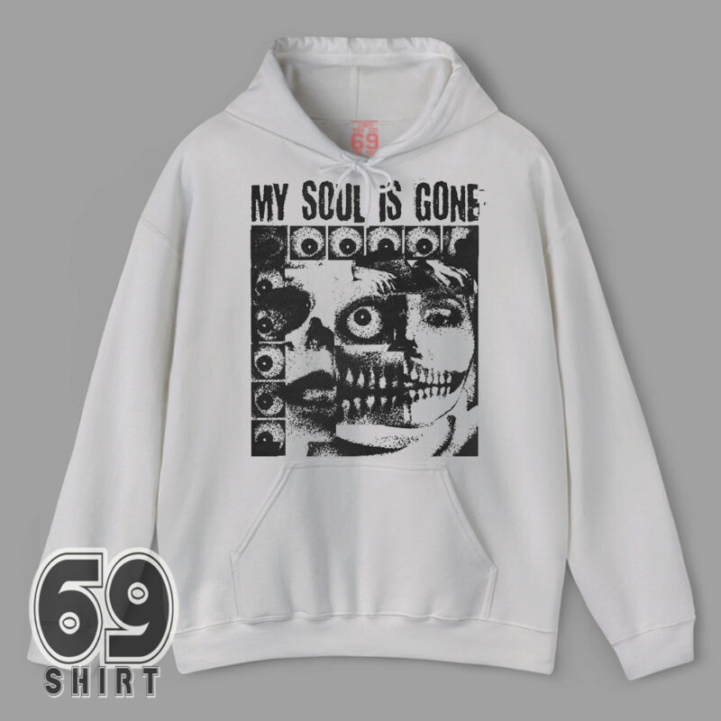 My Soul Is Gone Graphic Hoodie – Punk Grunge Style