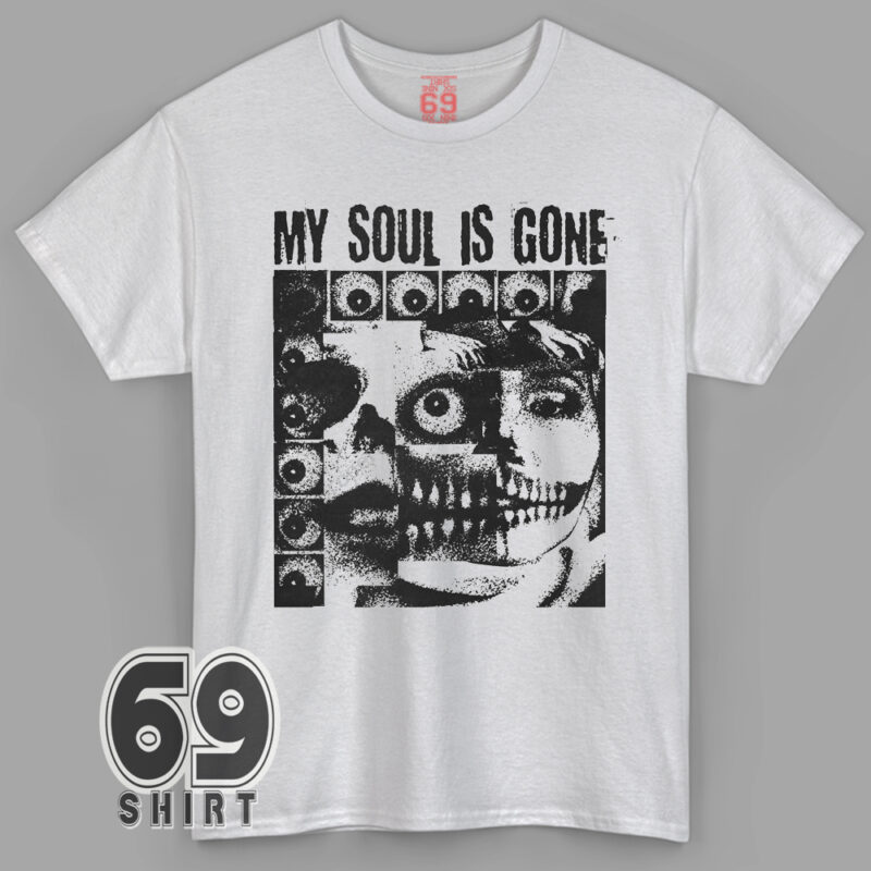 My Soul Is Gone Punk Grunge Graphic T-Shirt