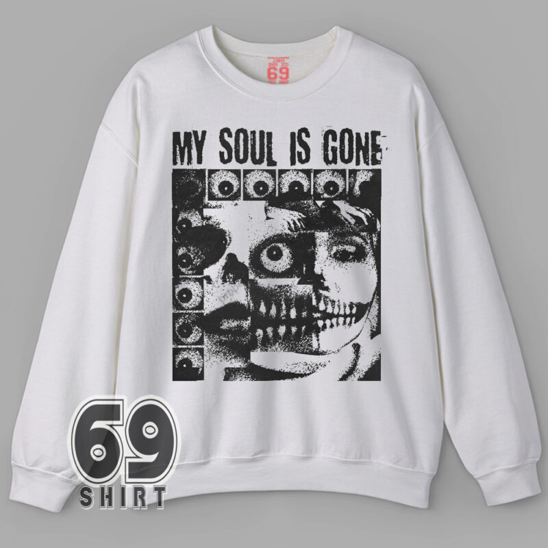 My Soul Is Gone Punk Grunge Sweatshirt
