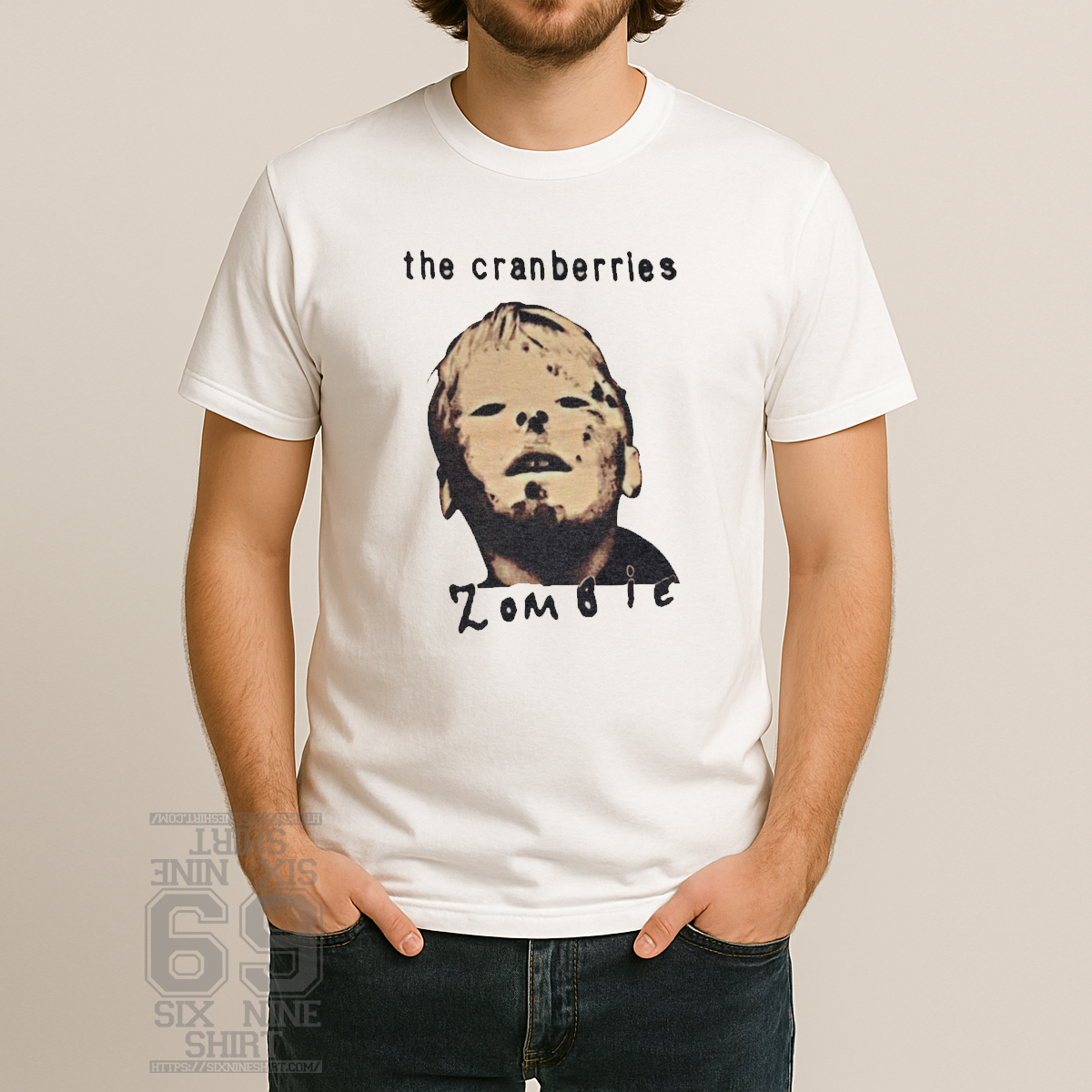 Classic Vintage 1995 Zombie The Cranberries T-Shirt Vintage-style T-shirt inspired by The Cranberries 1995 song Zombie with classic 90s rock aesthetic