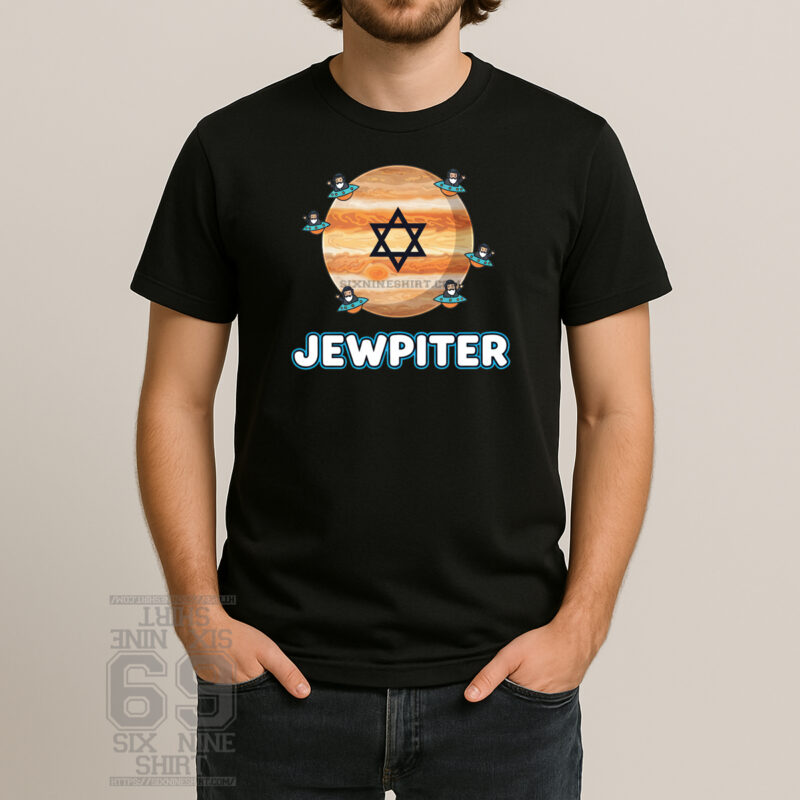 jewpiter t-shirt jewish space parody planet graphic